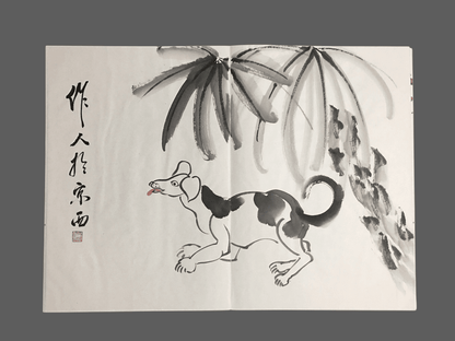 吳作人冊頁花鳥畫 - 九州墨閣