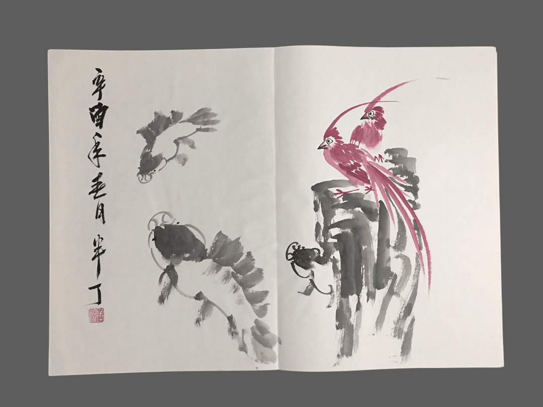 陳半丁冊頁花鳥畫 - 九州墨閣