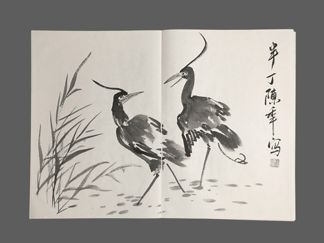 陳半丁冊頁花鳥畫 - 九州墨閣