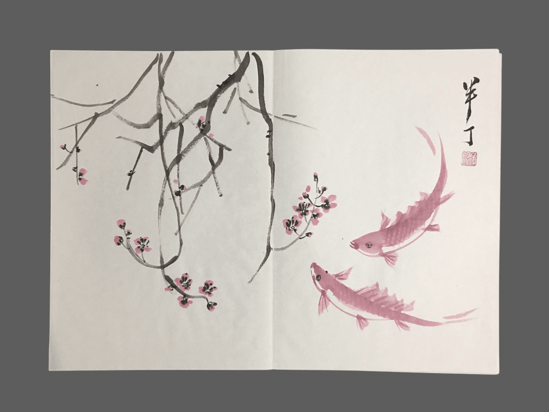 陳半丁冊頁花鳥畫 - 九州墨閣