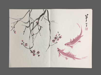 陳半丁冊頁花鳥畫 - 九州墨閣