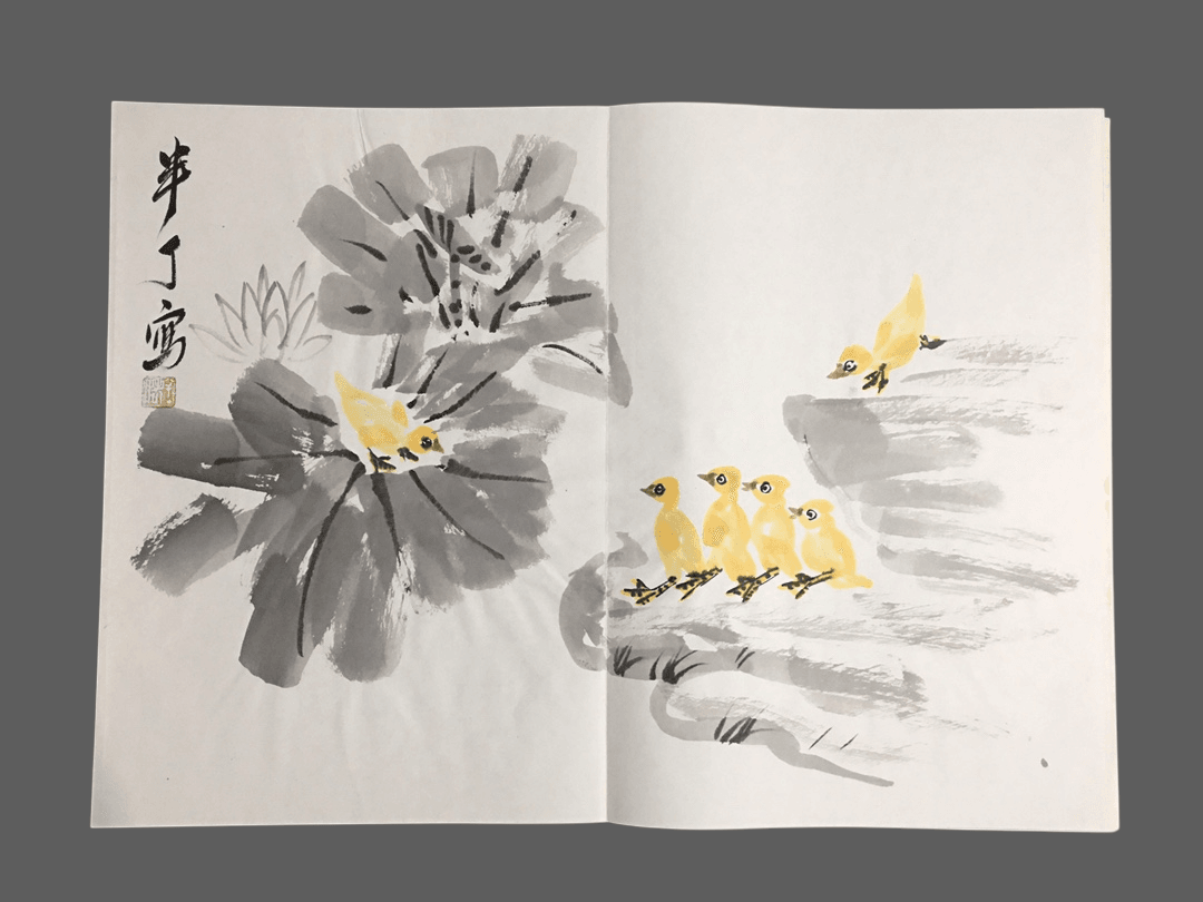 陳半丁冊頁花鳥畫 - 九州墨閣