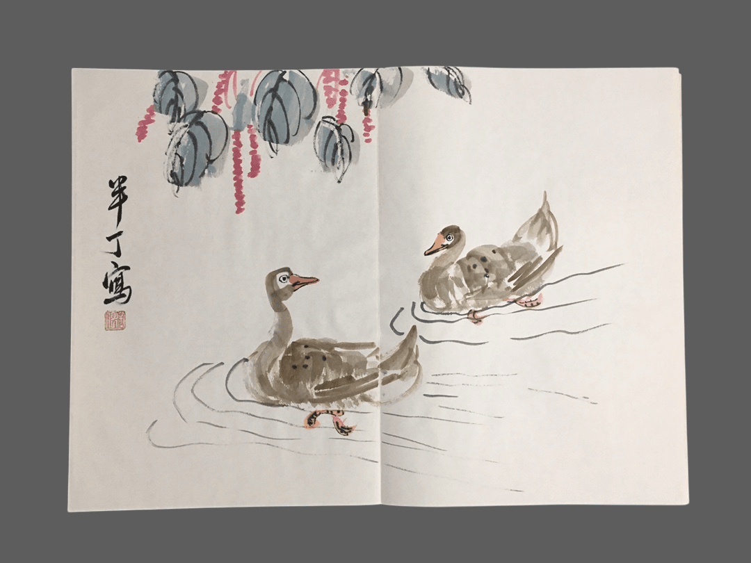 陳半丁冊頁花鳥畫 - 九州墨閣