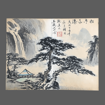 吳觀岱冊頁山水畫 - 九州墨閣