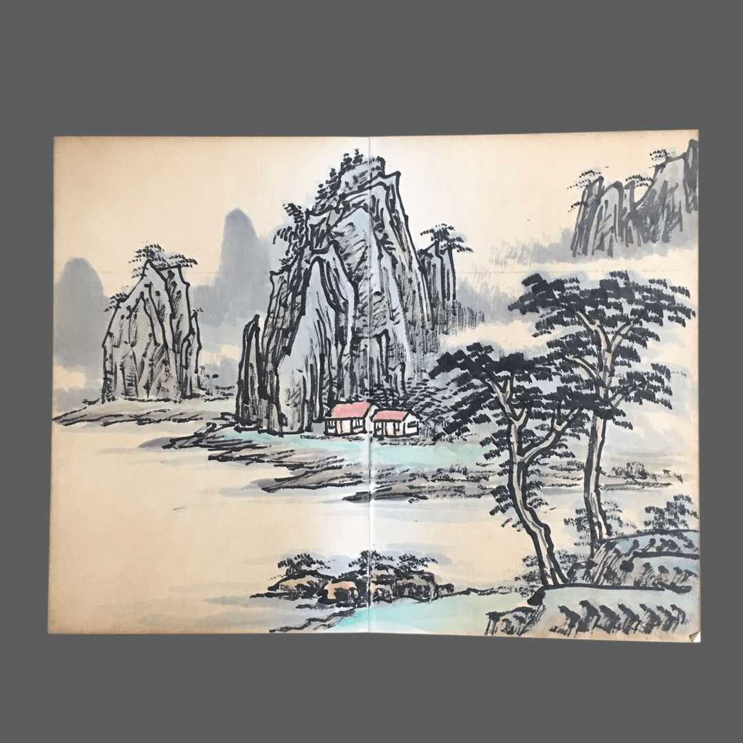 吳觀岱冊頁山水畫 - 九州墨閣