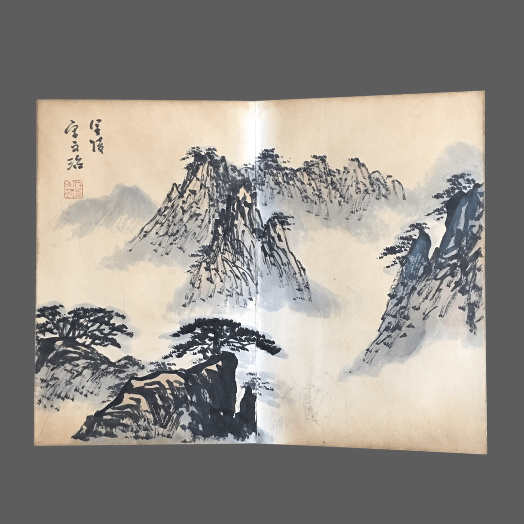 宋文治冊頁山水畫 - 九州墨閣