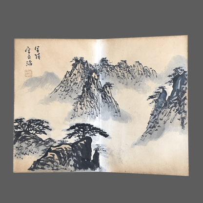 宋文治冊頁山水畫 - 九州墨閣