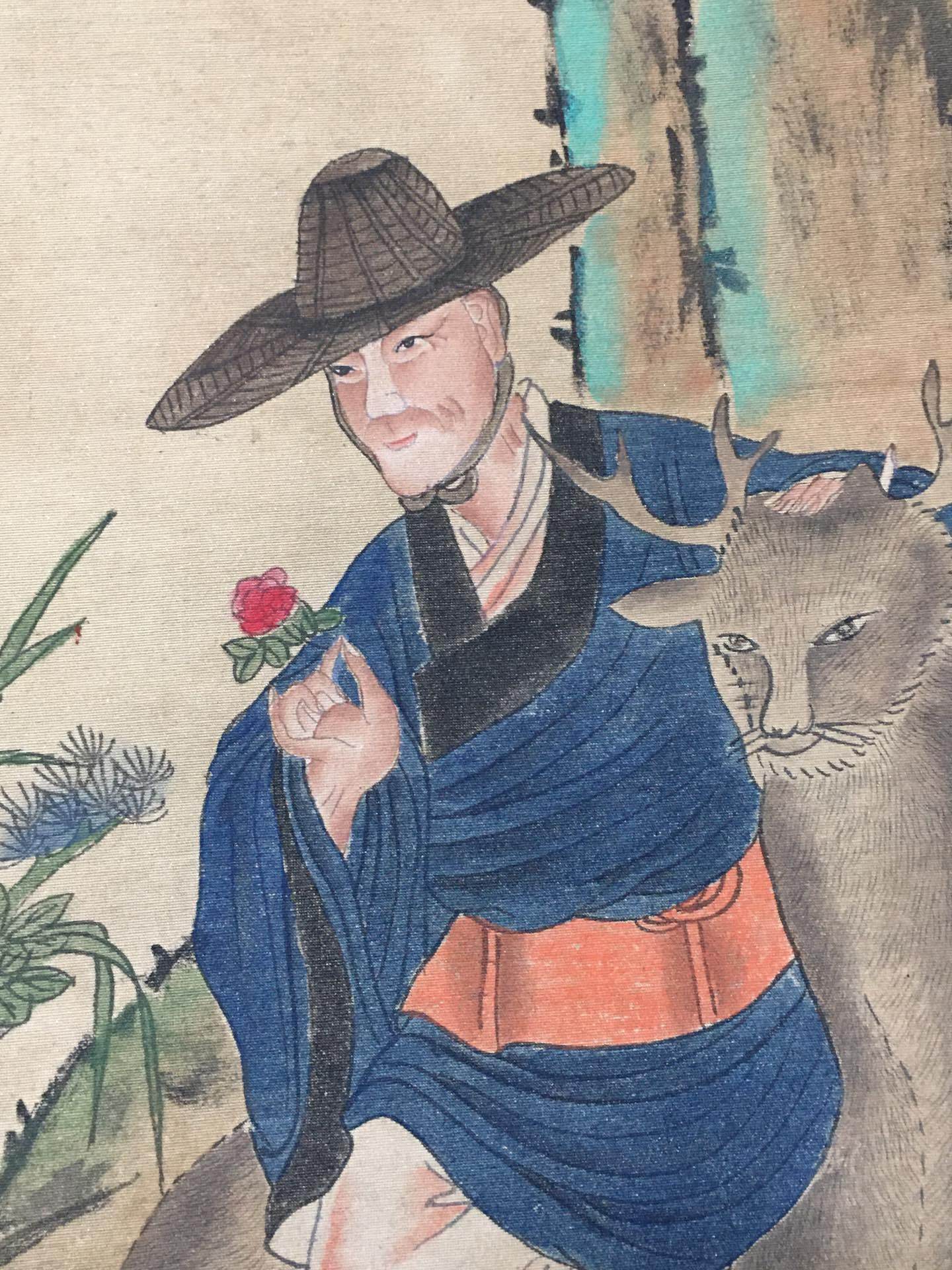 張大千中堂人物畫 - 九州墨閣