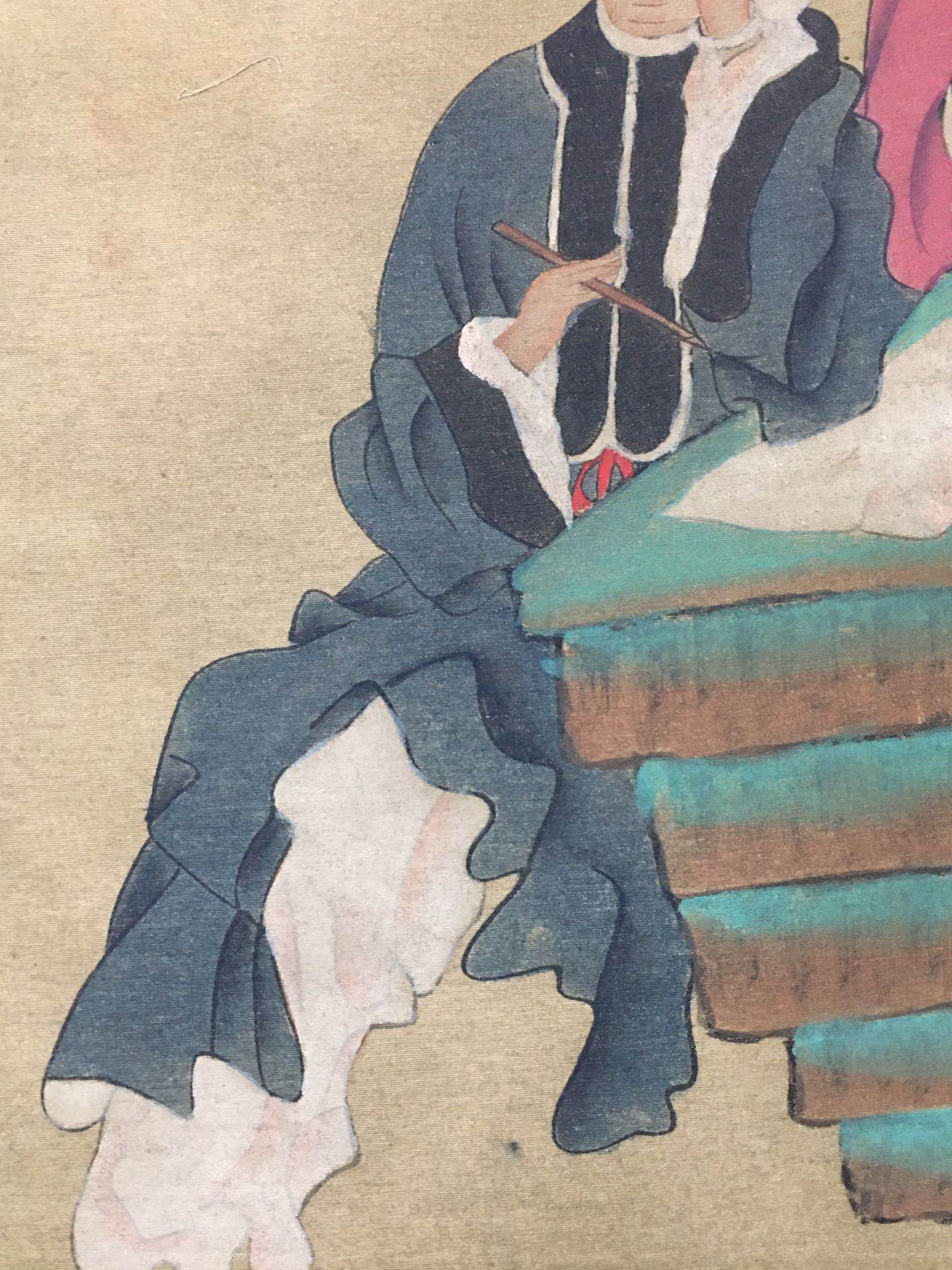 王素中堂仕女畫 - 九州墨閣
