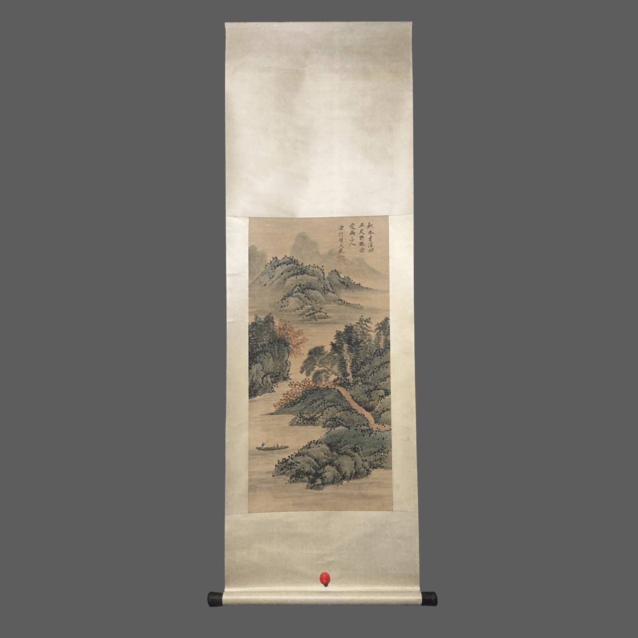 賀天健中堂山水畫 - 九州墨閣
