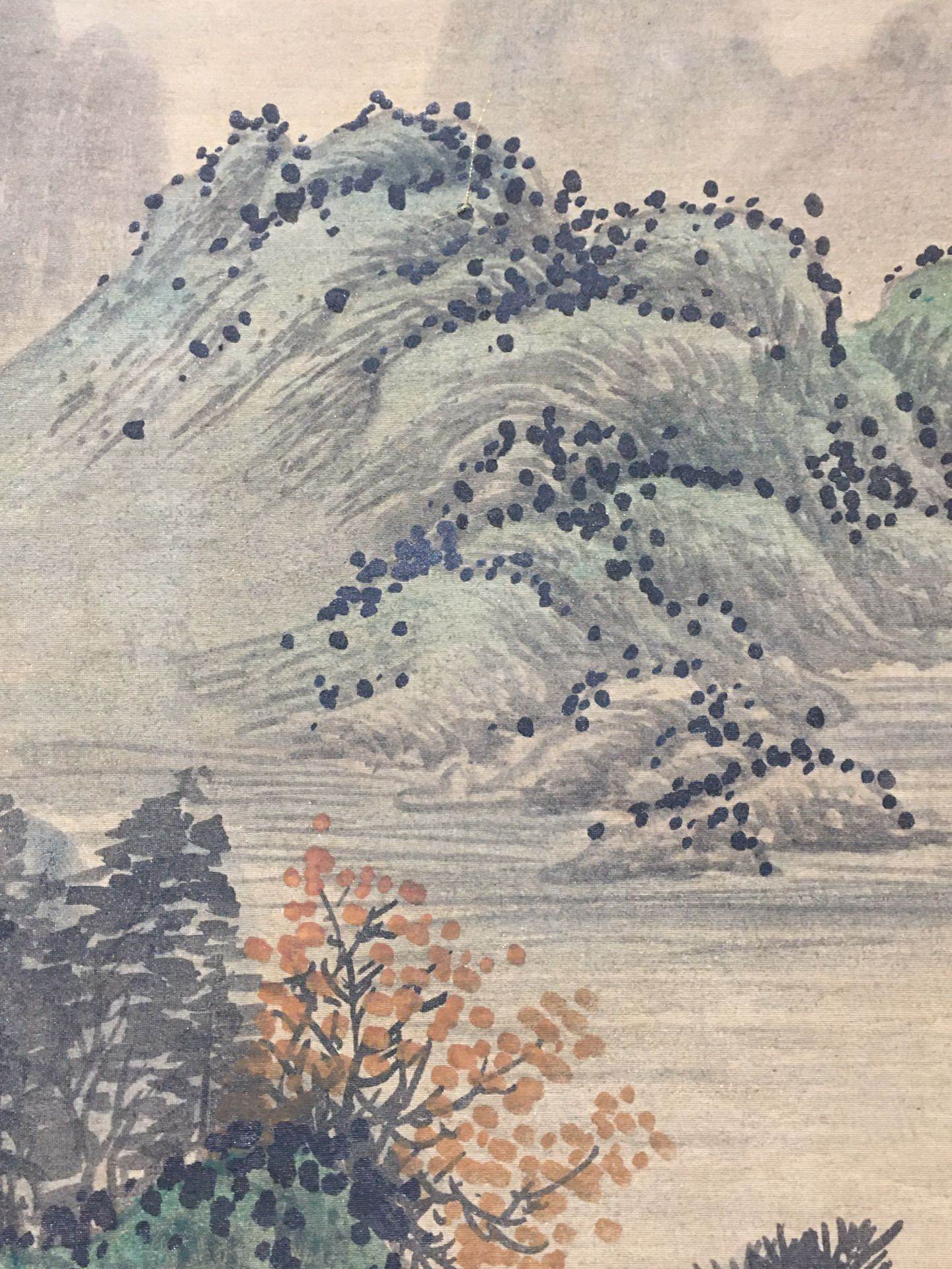 賀天健中堂山水畫 - 九州墨閣