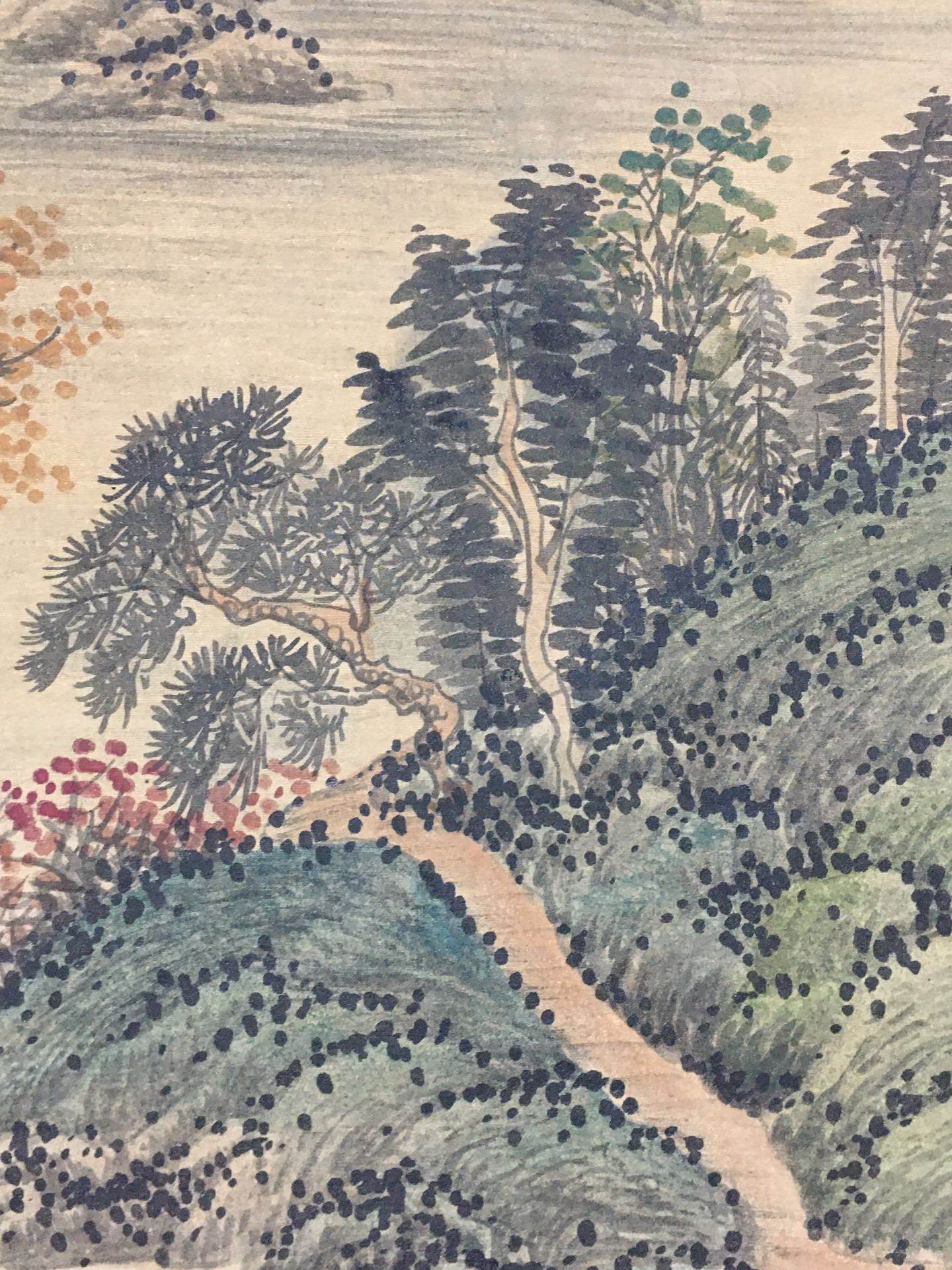 賀天健中堂山水畫 - 九州墨閣