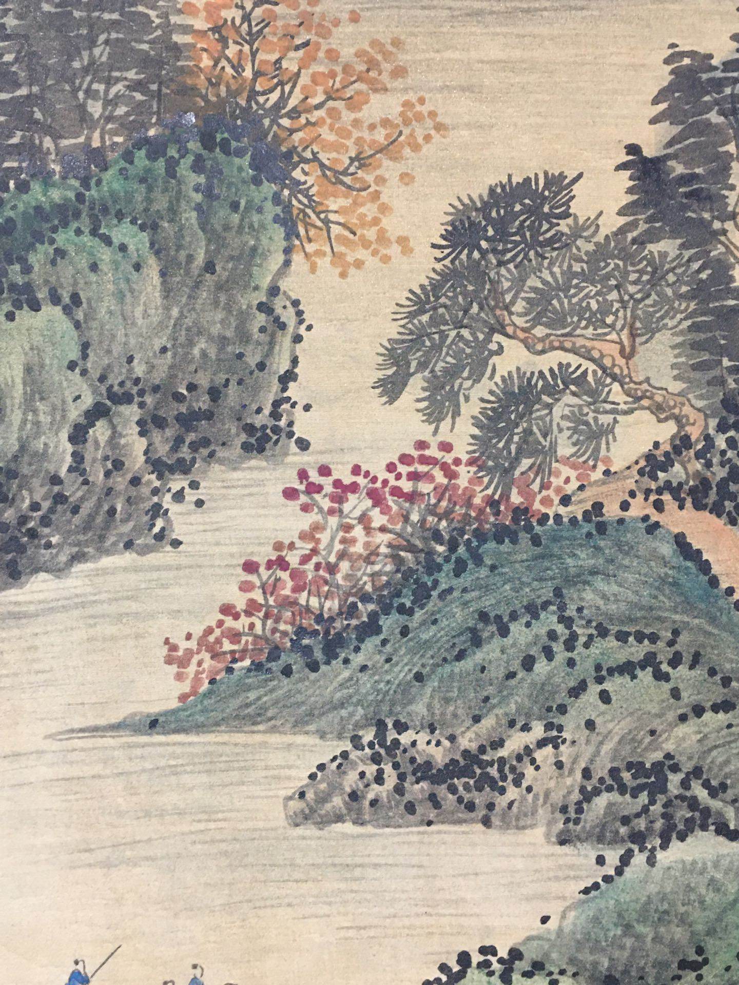賀天健中堂山水畫 - 九州墨閣