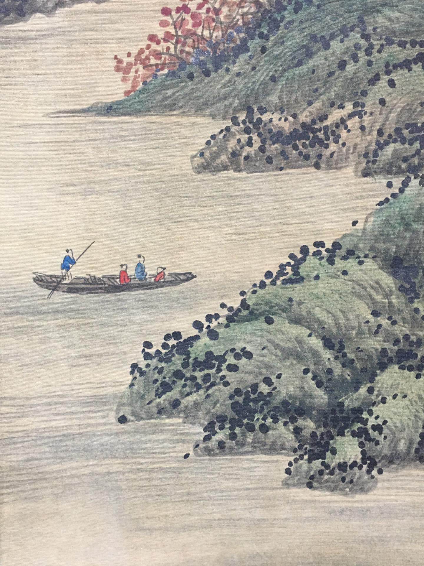 賀天健中堂山水畫 - 九州墨閣