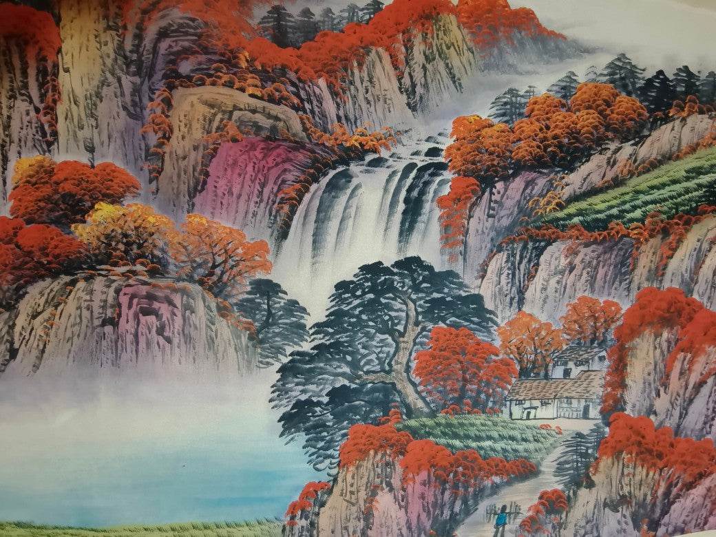 李可染橫幅山水畫 - 九州墨閣