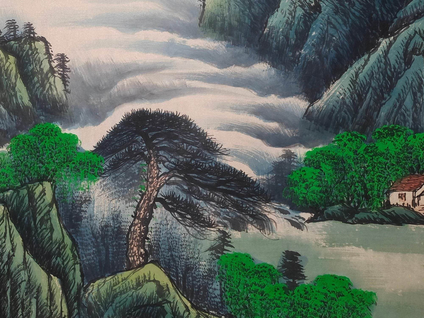 關山月橫幅山水畫 - 九州墨閣