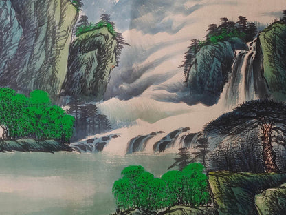 關山月橫幅山水畫 - 九州墨閣
