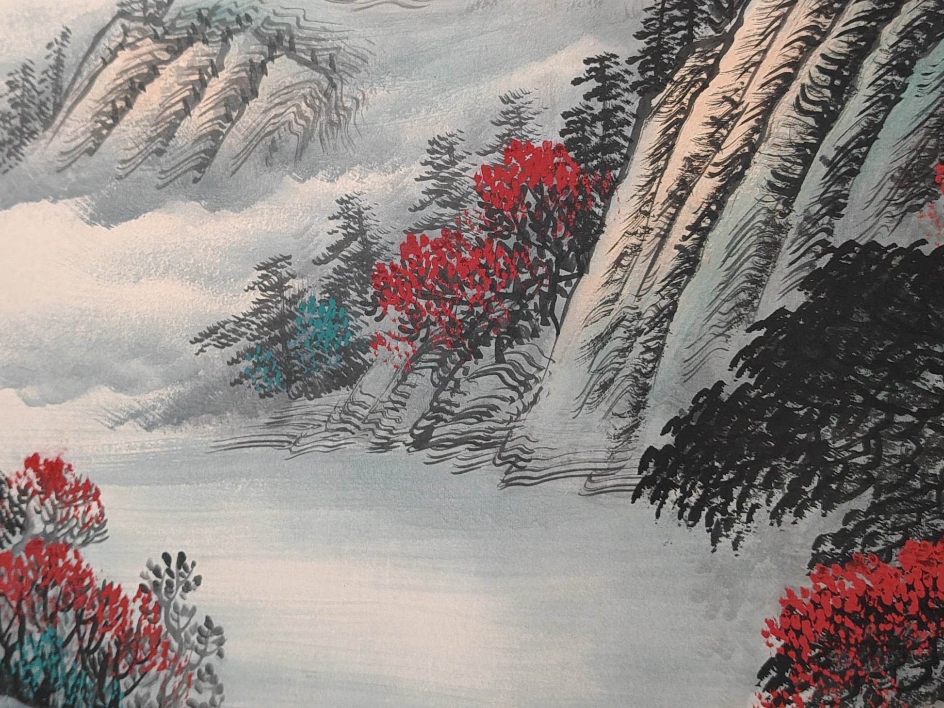宋文治橫幅山水畫 - 九州墨閣