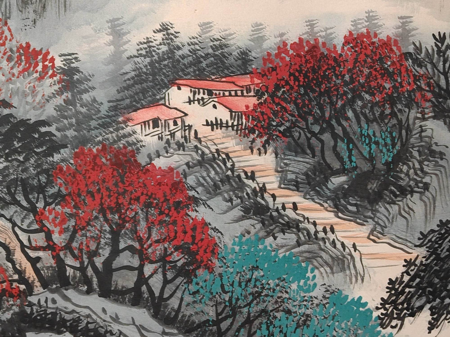 宋文治橫幅山水畫 - 九州墨閣