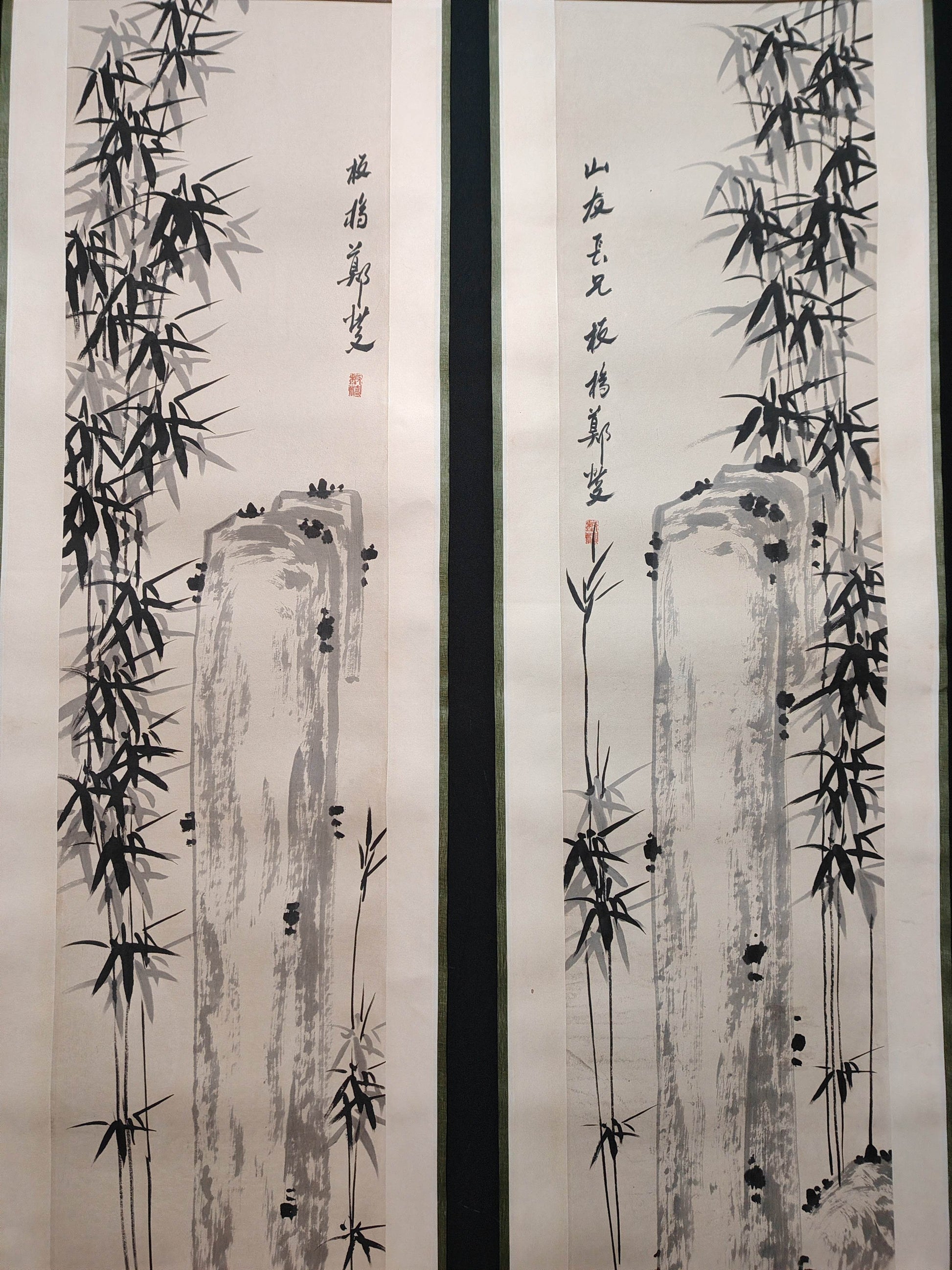 鄭板橋四條屏竹子畫 - 九州墨閣