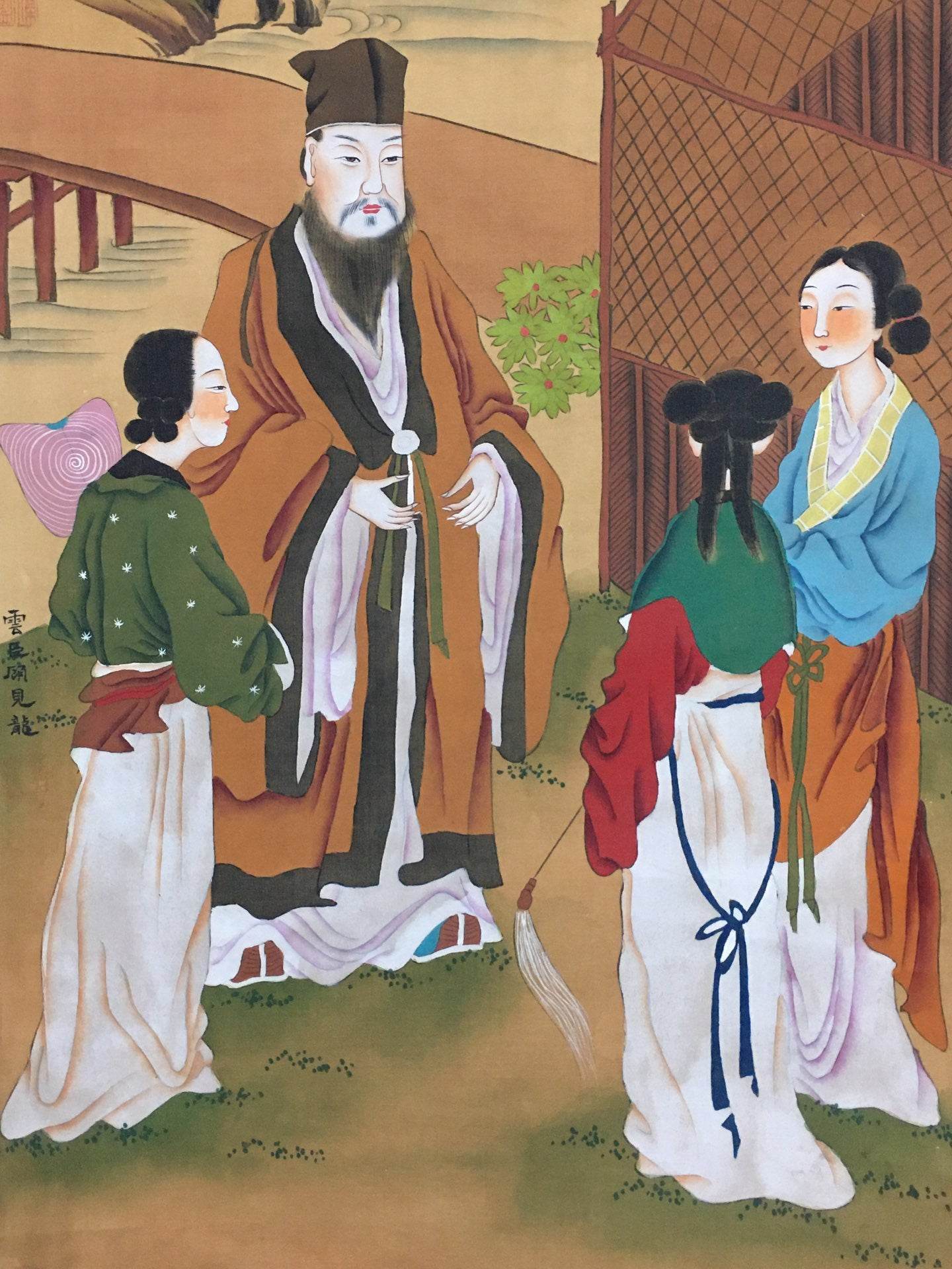顧見龍中堂人物畫 - 九州墨閣