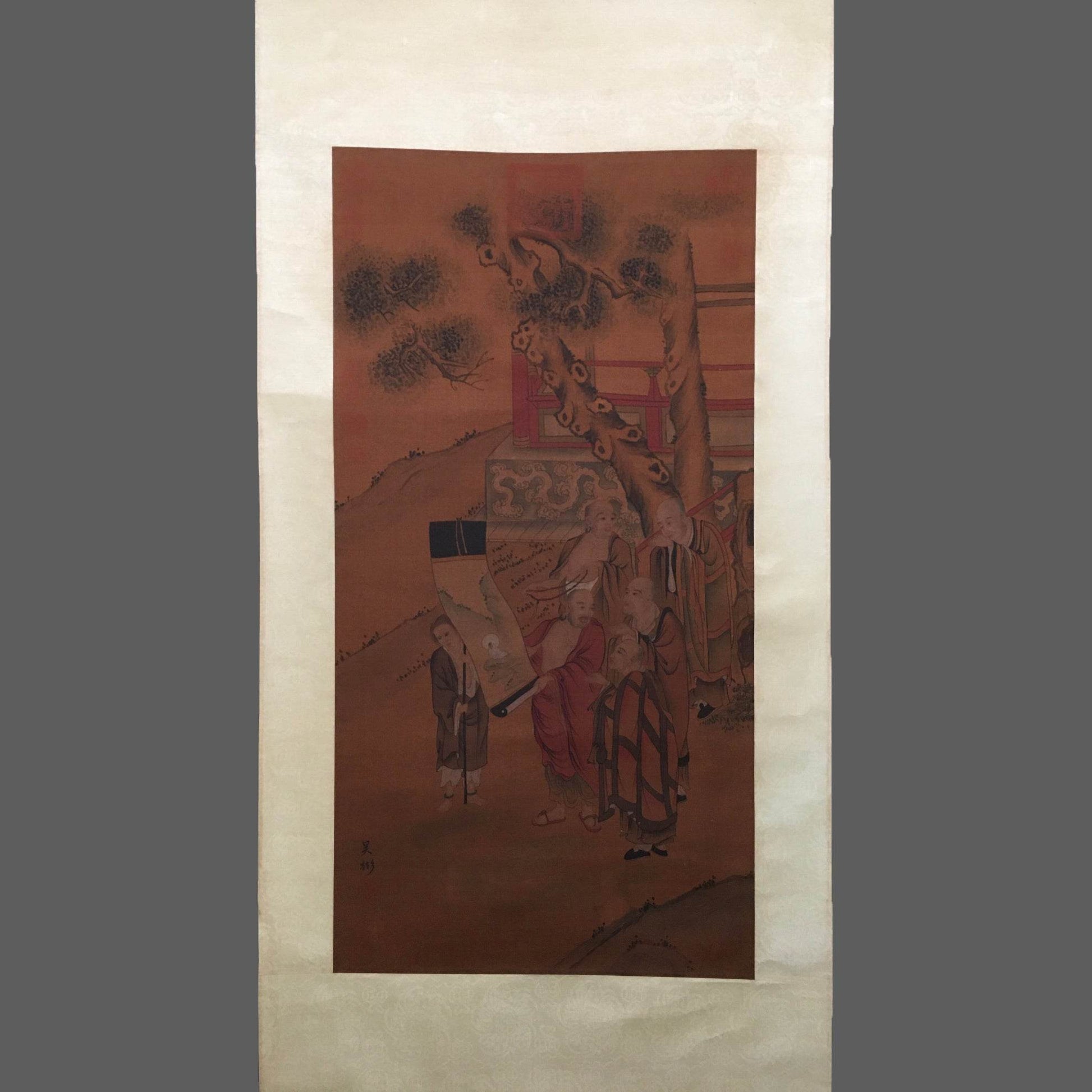 吳彬中堂人物畫 - 九州墨閣