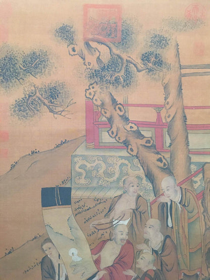 吳彬中堂人物畫 - 九州墨閣