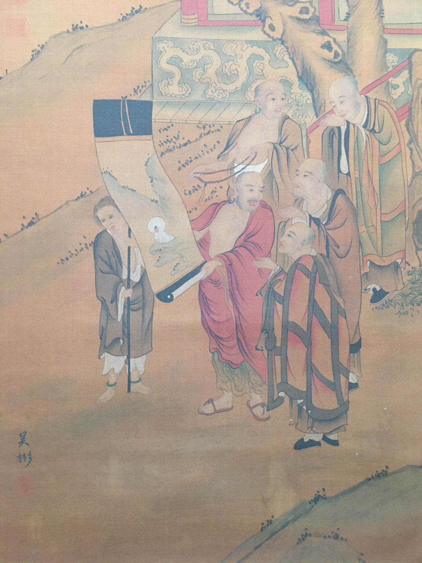 吳彬中堂人物畫 - 九州墨閣