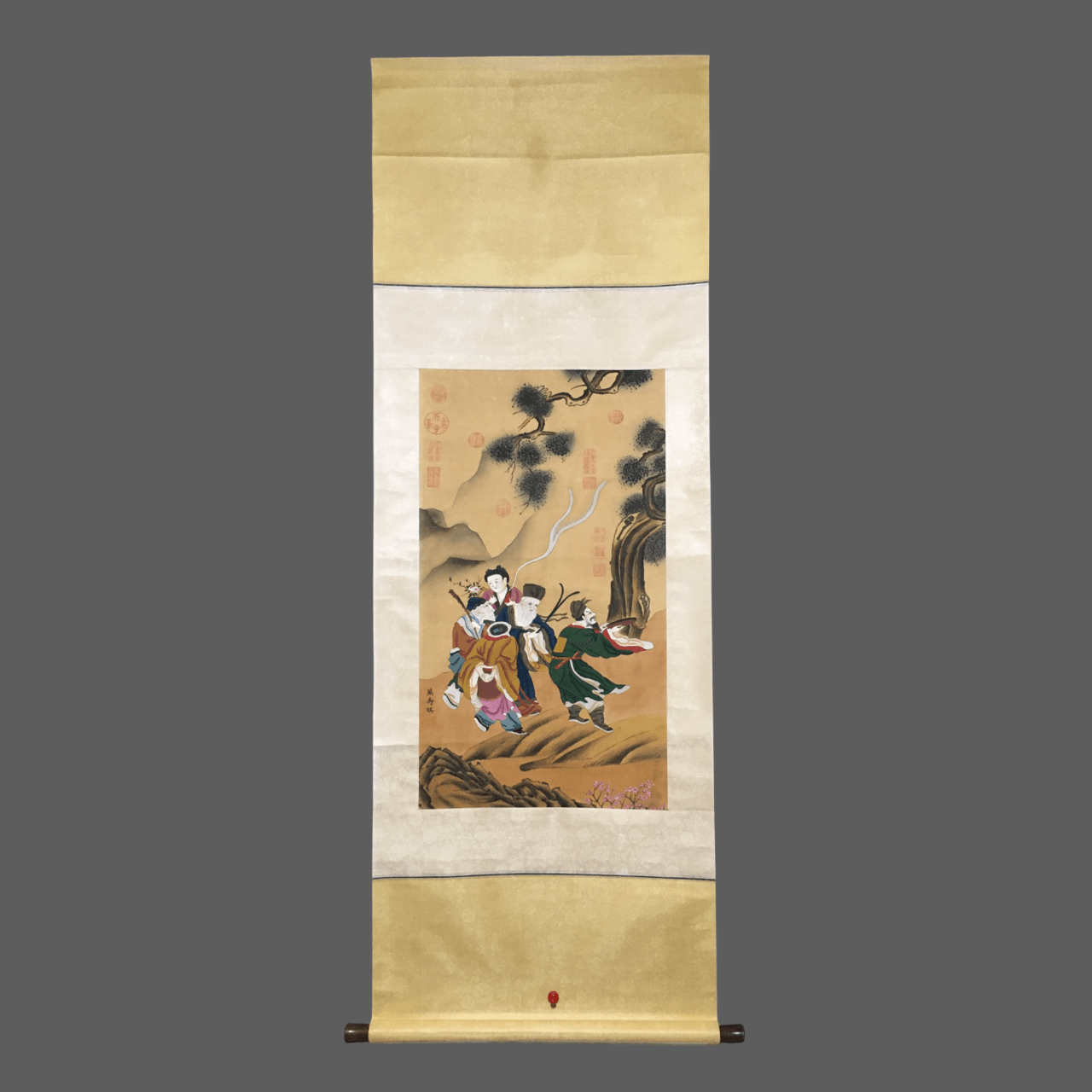 萬壽祺中堂人物畫 - 九州墨閣