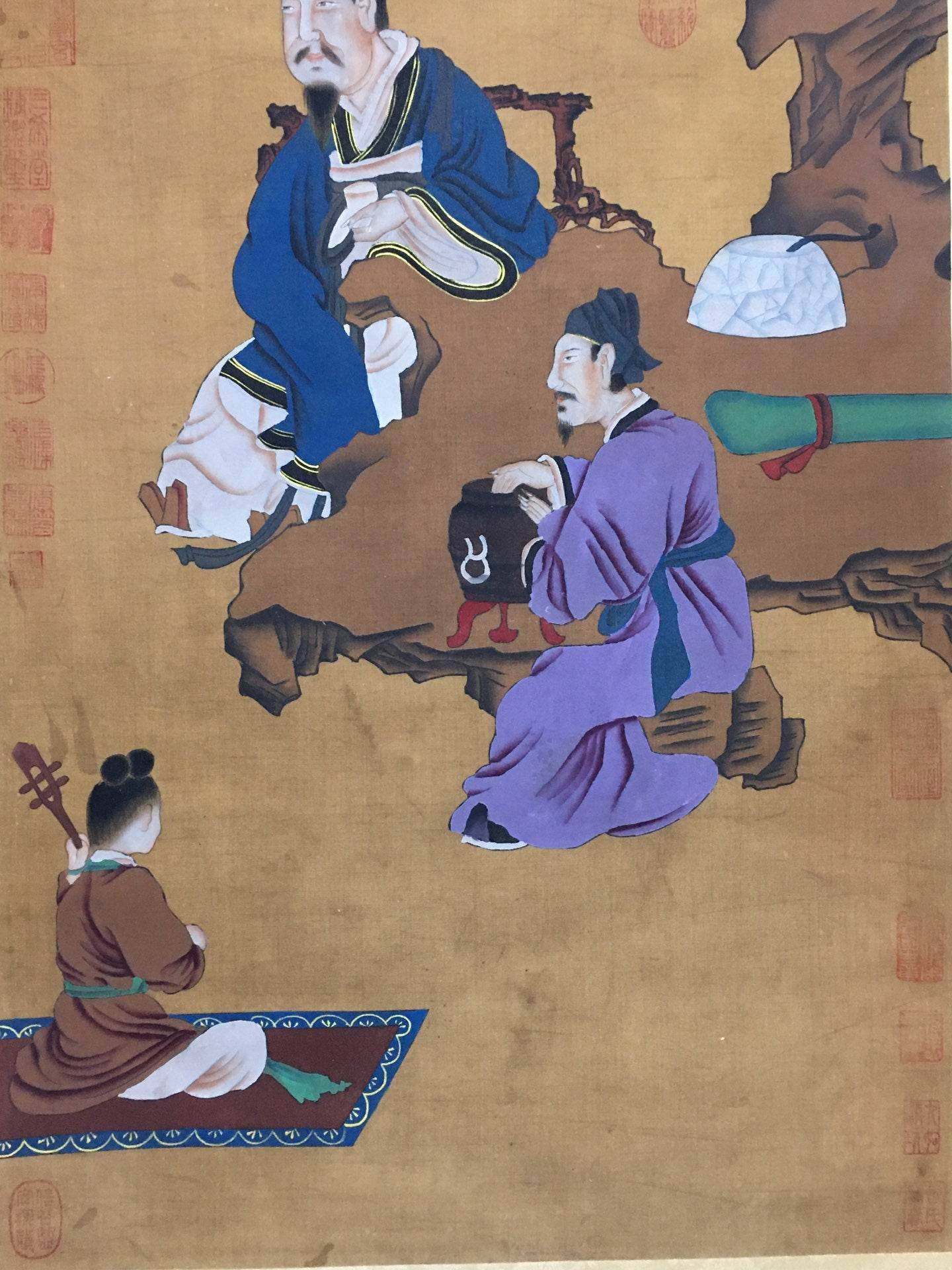 陸探微中堂人物畫 - 九州墨閣