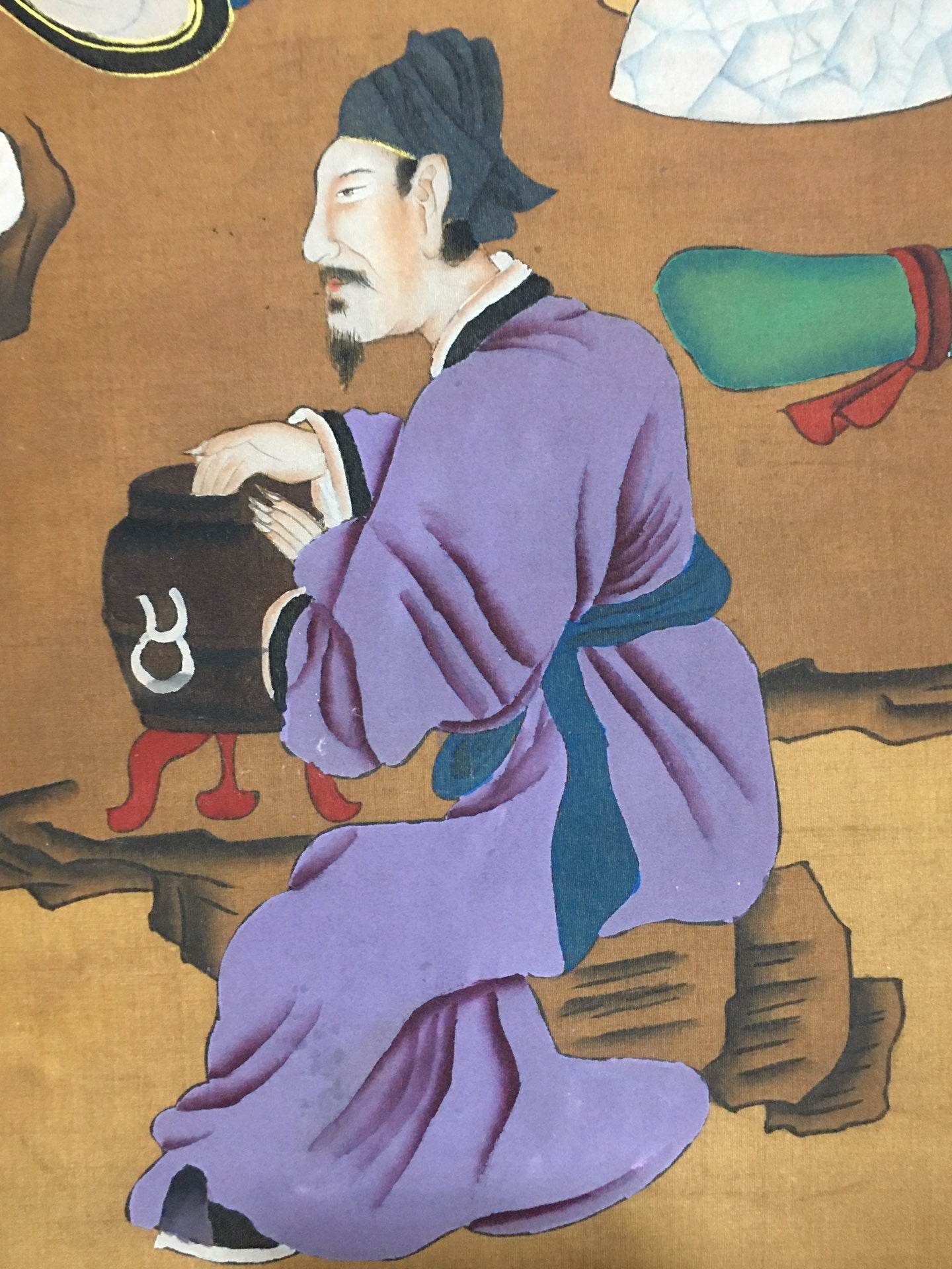 陸探微中堂人物畫 - 九州墨閣