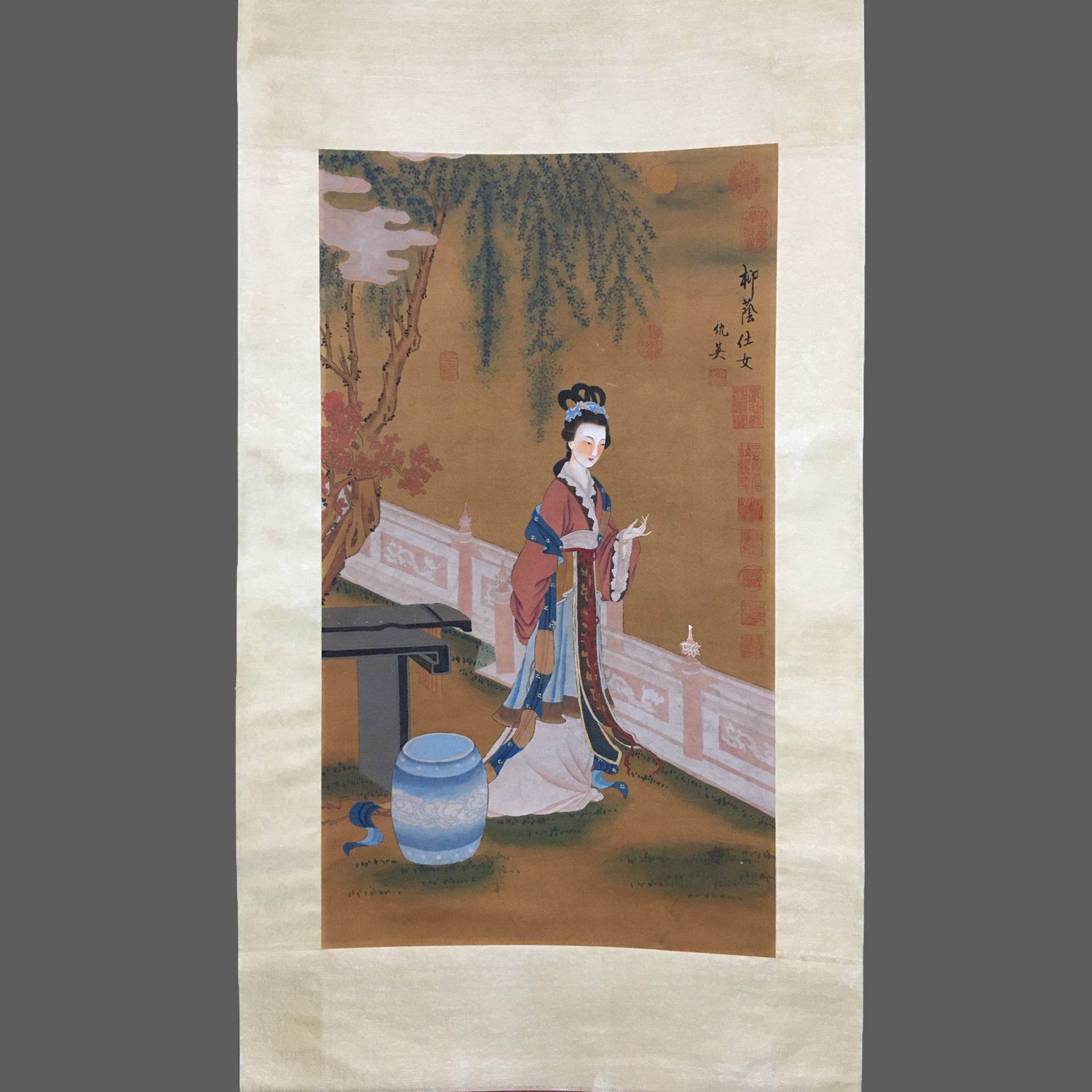 仇英中堂仕女畫 - 九州墨閣