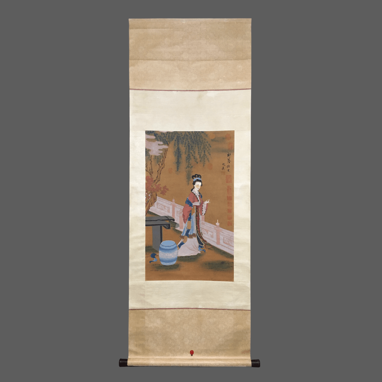 仇英中堂仕女畫 - 九州墨閣