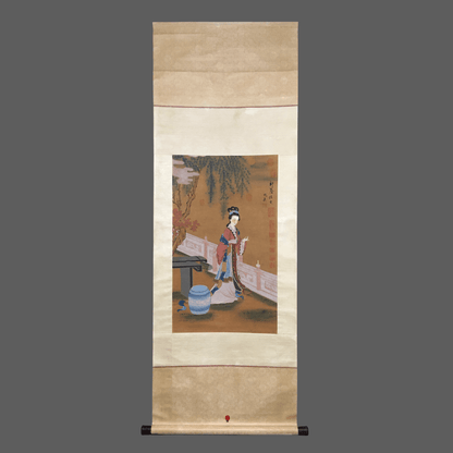 仇英中堂仕女畫 - 九州墨閣