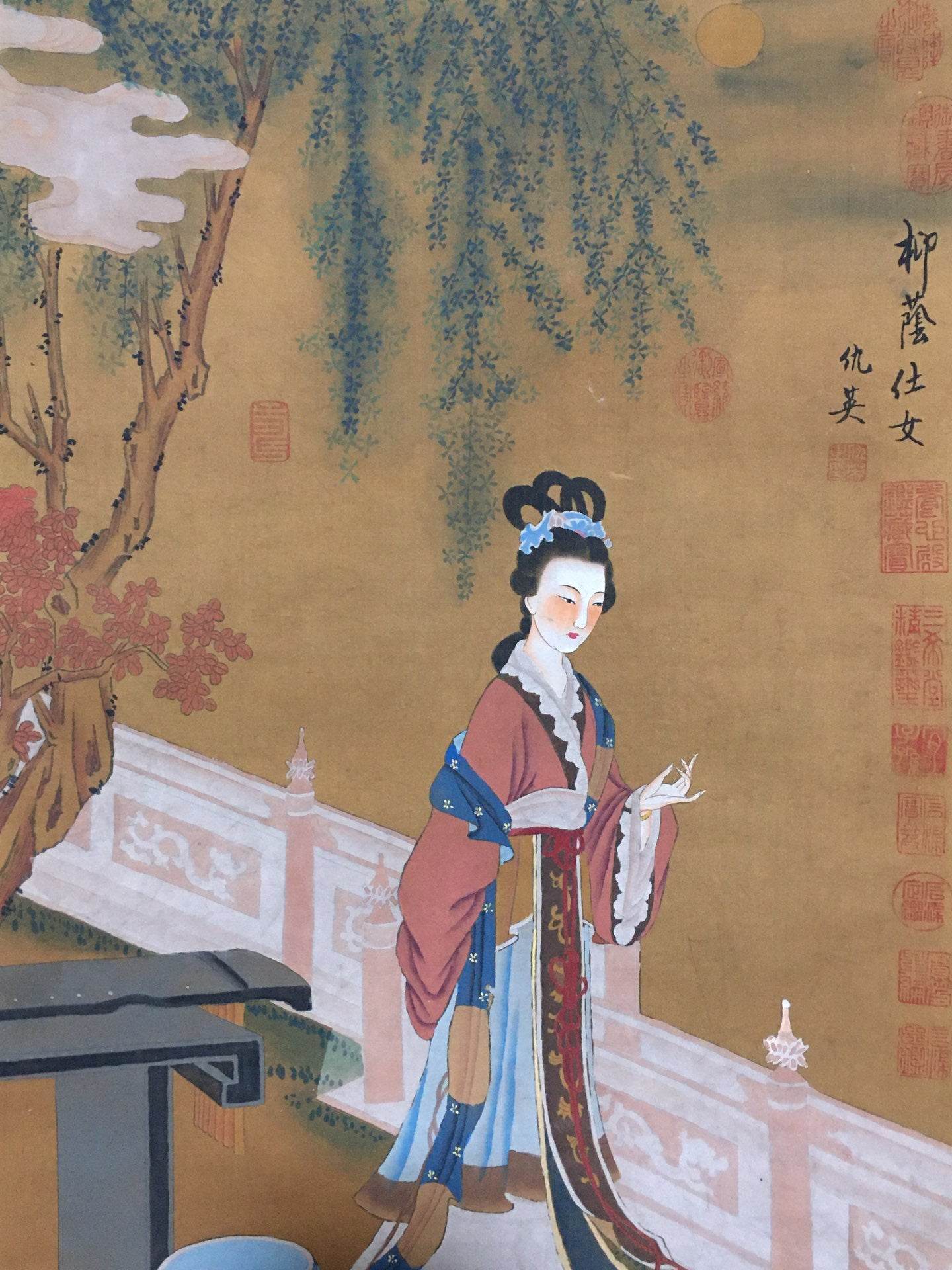 仇英中堂仕女畫 - 九州墨閣