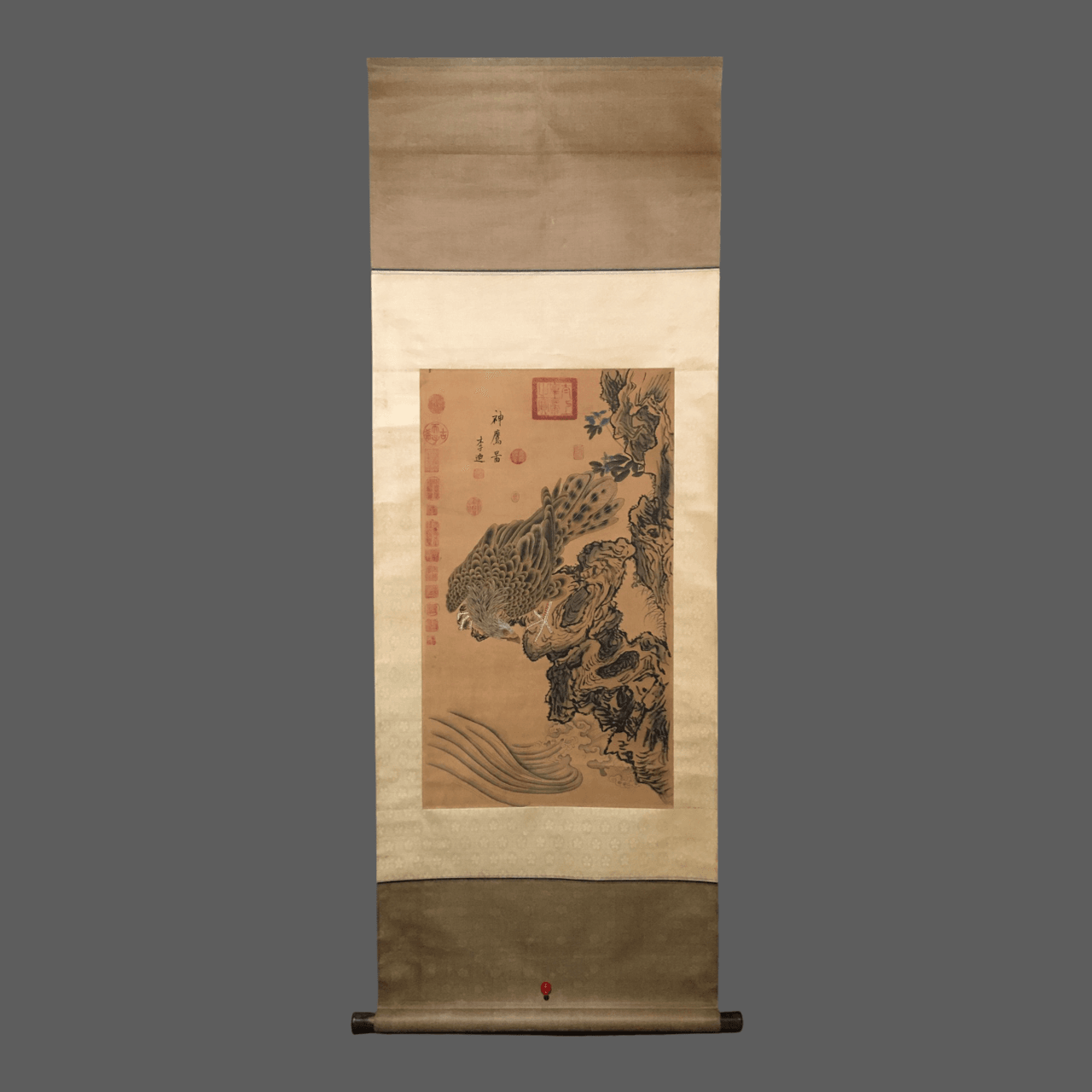李迪中堂松鷹畫 - 九州墨閣
