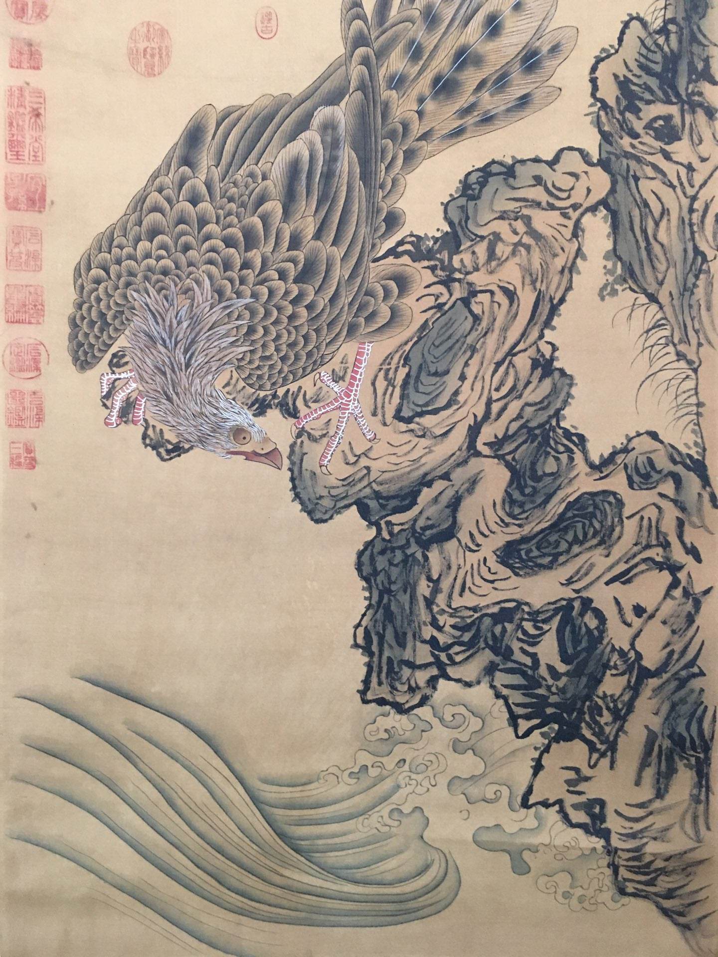 李迪中堂松鷹畫 - 九州墨閣