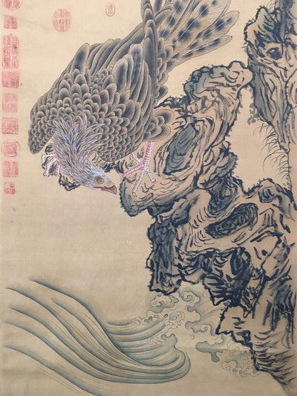 李迪中堂松鷹畫 - 九州墨閣