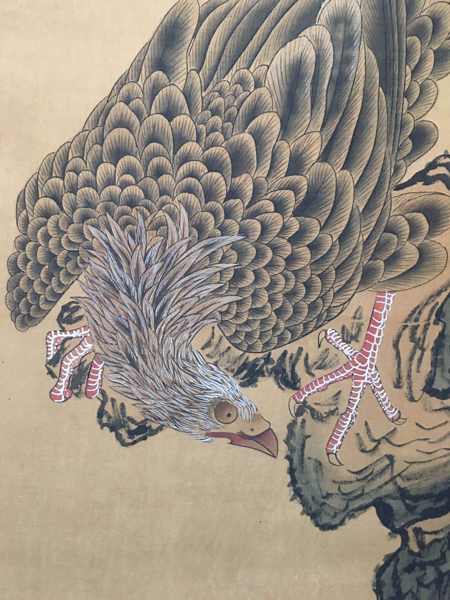 李迪中堂松鷹畫 - 九州墨閣