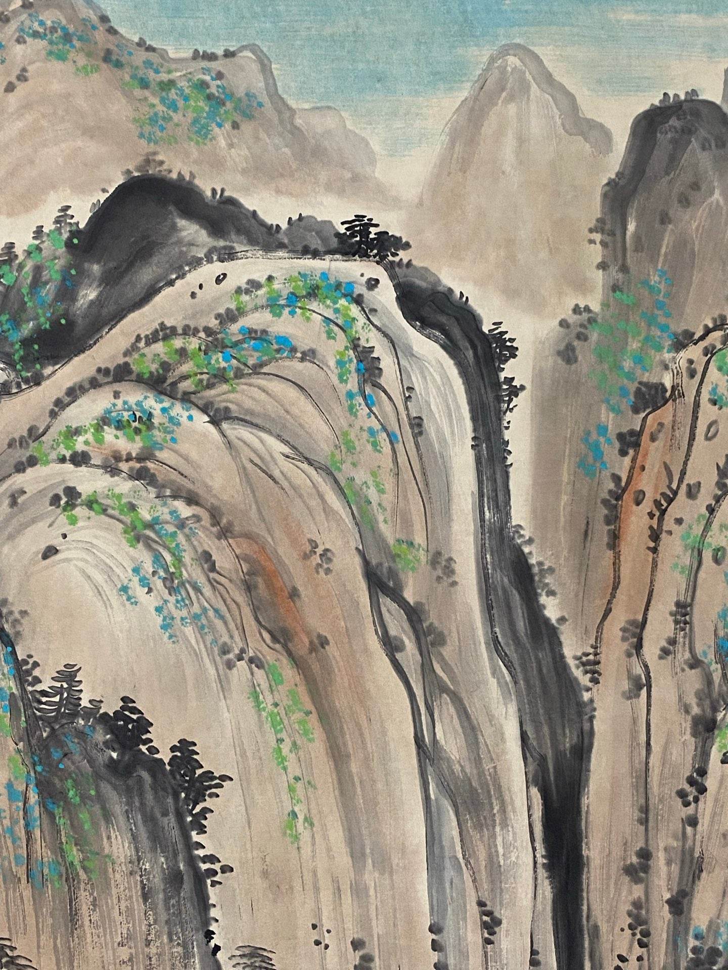 吳冠中中堂山水畫 - 九州墨閣
