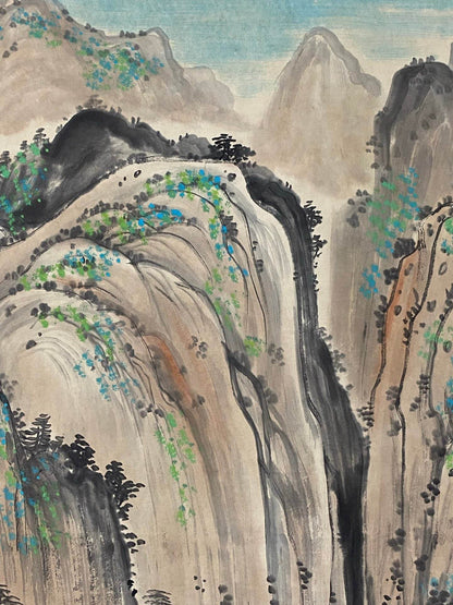 吳冠中中堂山水畫 - 九州墨閣