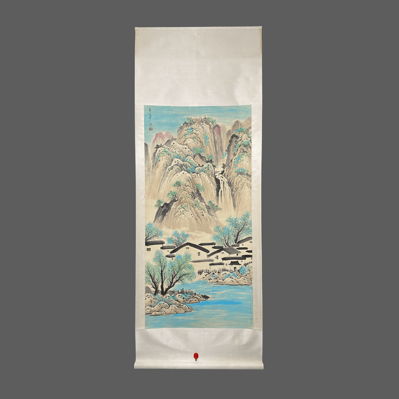 吳冠中中堂山水畫 - 九州墨閣