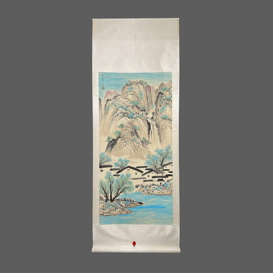 吳冠中中堂山水畫 - 九州墨閣