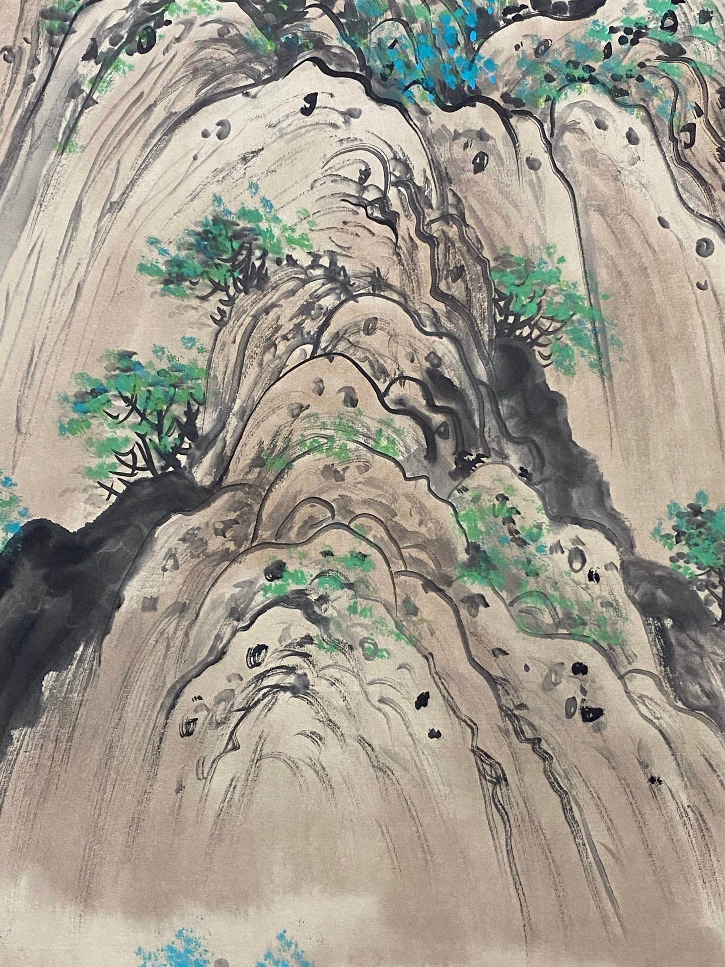 吳冠中中堂山水畫 - 九州墨閣