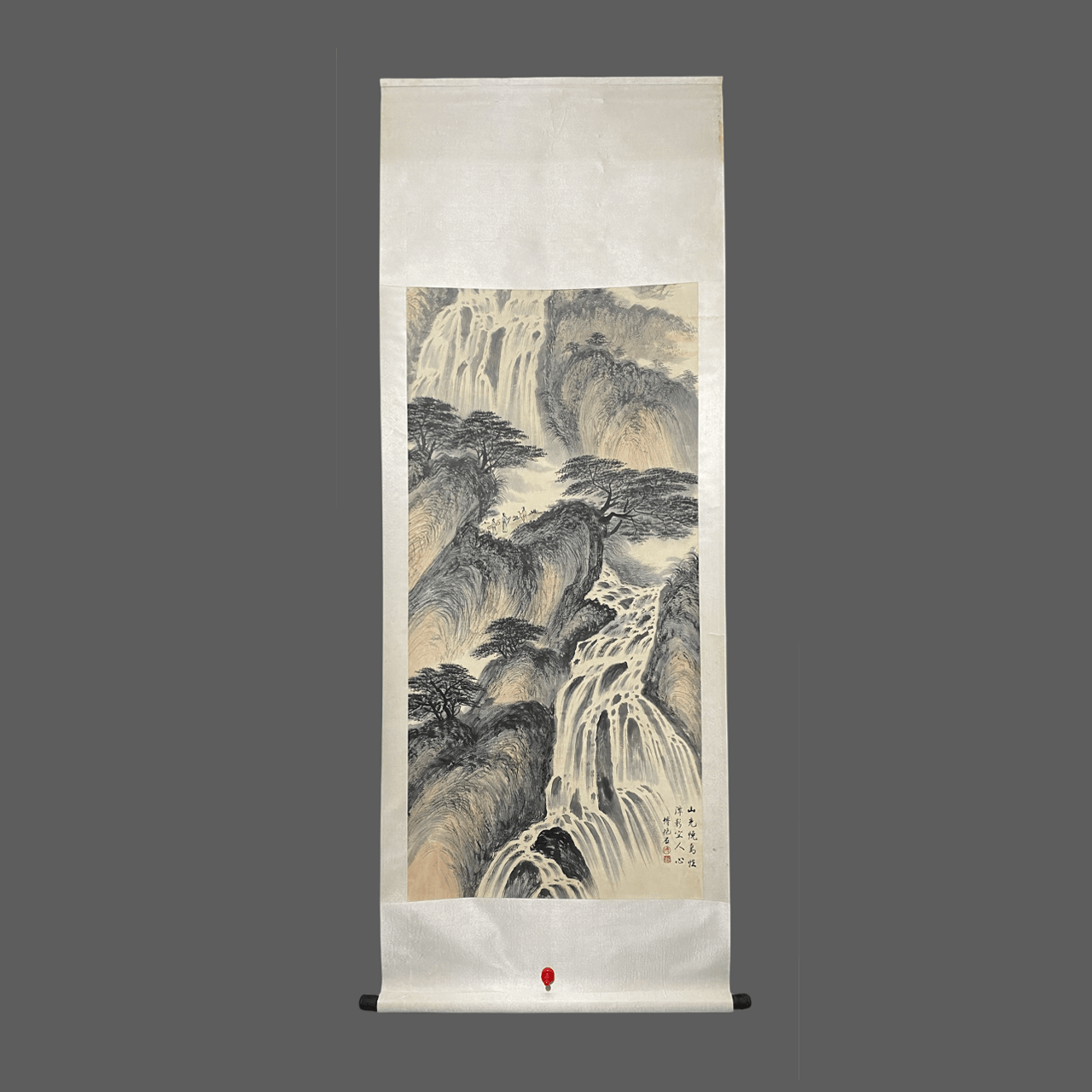 傅抱石中堂山水畫 - 九州墨閣