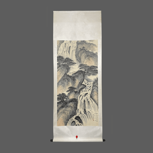 傅抱石中堂山水畫 - 九州墨閣