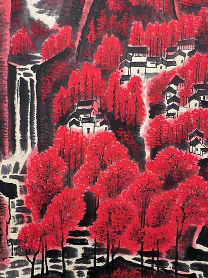 李可染中堂山水畫 - 九州墨閣