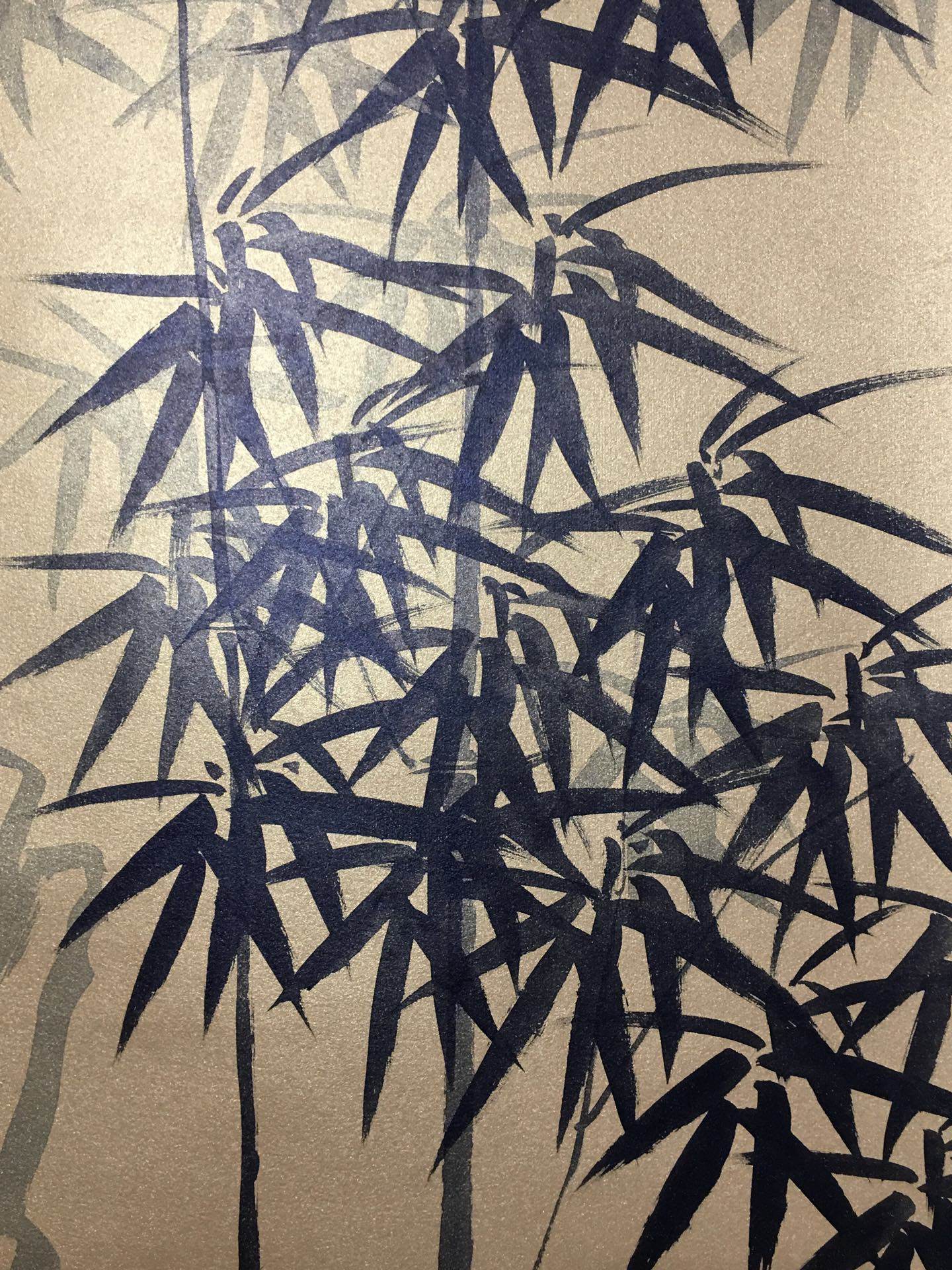 鄭板橋中堂墨竹畫 - 九州墨閣