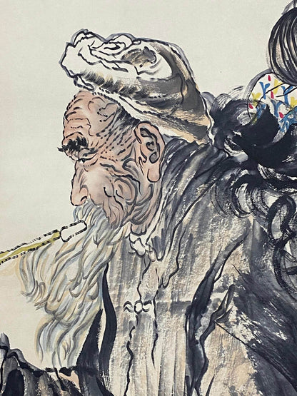 劉文西中堂人物畫 - 九州墨閣