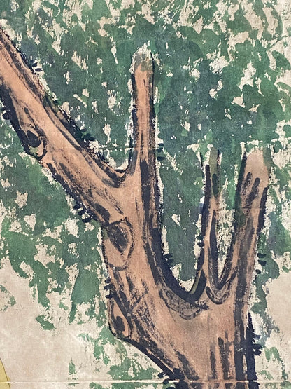 丁觀鵬中堂羅漢畫
